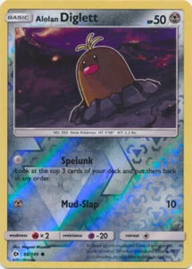 Pokemon - Alolan Diglett - 86/149 - Common - Reverse Holo - Sun & Moon Base Set  - Picture 1 of 1