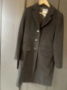 David Jones black wool winter coat size 8 BNWOT - Picture 1 of 4