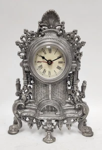 Vintage Baroque Style Ornate Table Clock Runs Free Shipping - Picture 1 of 8
