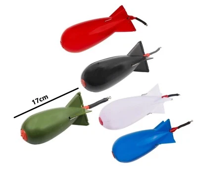 Futterrakete Futterbombe für Partikel Boilies Anfüttern Karpfen Baitrocket Spomb - Bild 1 von 4