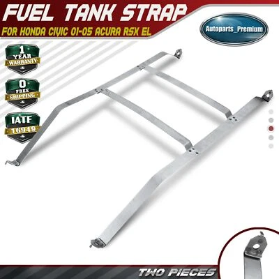 Correa de tanque de combustible 2 piezas para Honda Civic 2002-2005 Acura EL 2001-2005 RSX 2002-2006 Foto 1 de 4