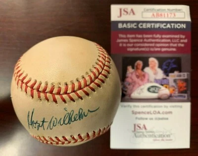 Hoyt Wilhelm Single Signed Baseball with JSA Certificate of Authenticity - CM719 - Image 1 of 4