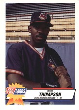 1993 Burlington Indians Fleer/ProCards #3314 Leroy Thompson