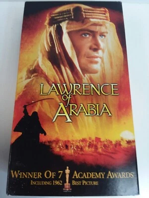 LAWRENCE OF ARABIA - Peter O'Toole, Alex Guinness, Anthony Quin ( 2 VHS Movie) - Image 1 of 2