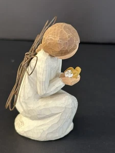 Willow Tree "Angel Of Miracles" DEMDACO 2002 Susan Lordi Figurine With Baby Bird - Picture 1 of 12