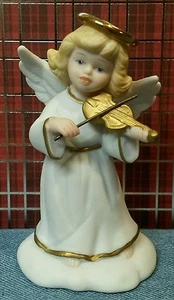 Bronson Collectibles Golden Halos Collection "Magical Melody" Engel mit Violine - Bild 1 von 6