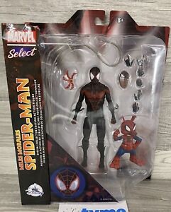 Marvel Select Miles Morales Spider Man Action Figure & Spider Ham Disney Parks