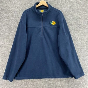 Bass Pro Shops Jacket Men XL Blue Fleece Long Sleeve High Neck Zipper Regular - Picture 1 of 9