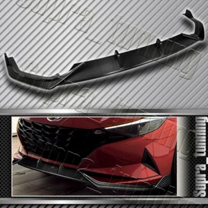 Real Carbon Fiber Front Bumper Lip Spoiler For 2021-2023 Hyundai Elantra N-Line - Bild 1 von 6