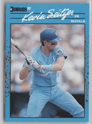 1990 Donruss  Baseball Card #91 Kevin Seitzer - Image 1 of 2