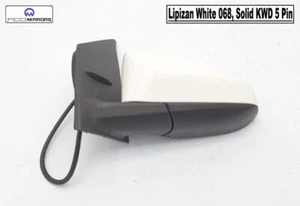 PEUGEOT 108 14-23 DOOR/WING MIRROR LEFT PS WHITE KWD 5 PIN B000781280 - Picture 1 of 11