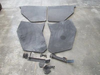 19 POLARIS RANGER 1000 XP CREW DRAGONFIRE DOORS HARD HALF SKINS FRAME SET #1804 Foto 1 de 4