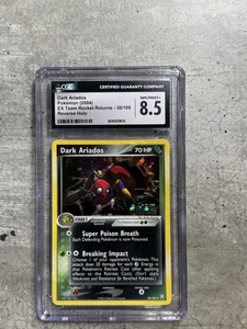 Pokemon Card Dark Ariados Rev holo CGC 8.5, EX Team Rocket Returns 30/109, 2004 - Picture 1 of 4