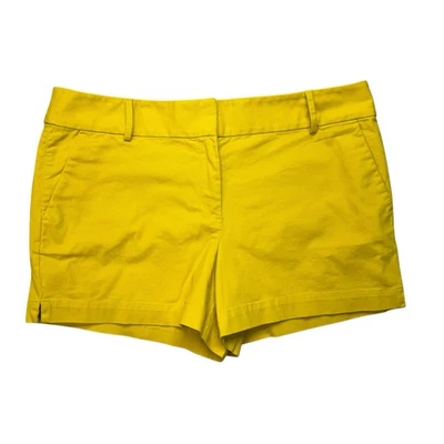 Pantalones cortos para mujer LOFT 14 amarillos The Riviera cortos 4" entrepierna audaz preppy femenino Foto 1 de 4