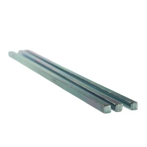 1/4 Square Steel Bar Stock 1/4 x 1/4 x 12 Zn Coated Cold Drawn Steel Bar Pack of - Picture 1 of 6