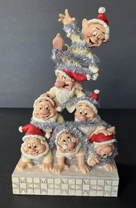 Jim Shore Pirámide Precaria Disney Tradición 2020 #6000942 Navidad 7 Enanos - Imagen 1 de 14