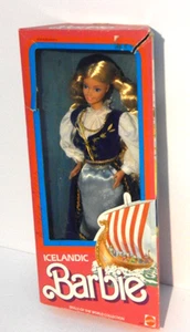NRFB Vintage 1986 Icelandic Barbie Doll #3189 Dolls of the World Collection - Picture 1 of 7