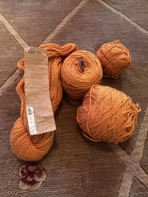 Azul Cielo Alpaca Azul Cielo Algodón, Color 601 Amapola, 4 Madejas Foto 1 de 2