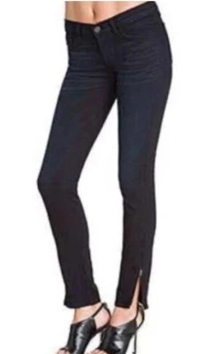 J Brand Women's Size 26 Jeans The Deal Pencil Leg Zipper Ankle Dark Wash - Image 1 of 4