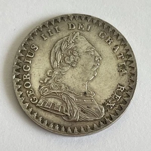 1811 GREAT BRITAIN SILVER 3 SHILLING BANK TOKEN GEORGE III XF - Picture 1 of 2