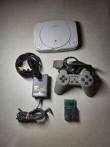 Official Sony PlayStation 1 PS1 Slim PSone Console W/Controller Hookups TESTED - Picture 1 of 6