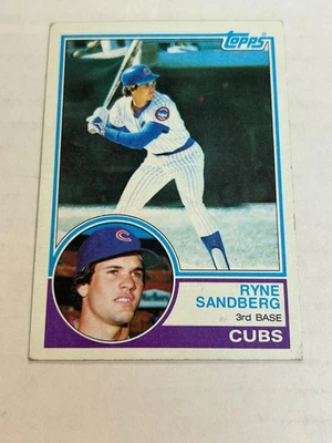 1983 TOPPS RYNE SANDBERG NO83 ДЕБЮТАНТ EX CUBS GW1 - Изображение 1 из 2