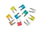 Smart Led, Mix 10 Mikro-Lamellensicherungen mit LED-Kontrollleuchte, 12/32V, sor
