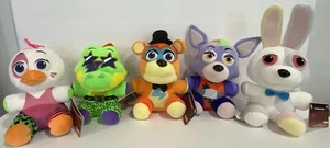 FNAF Five Nights At Freddys "Security Breach" Plush Funko Set Of 5 BRAND NEW - Picture 1 of 4