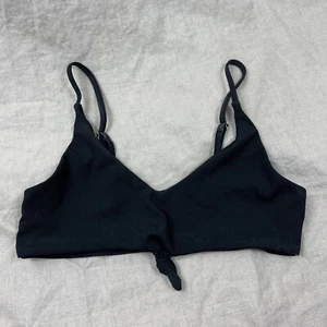 Zaful Damen schwarz bequem verstellbar Spaghettiträger Drehknoten Bikini Oberteil Gr. L - Bild 1 von 15