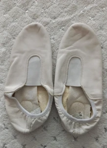 Ballettschläppchen Leder weiß Gymnastik Decathlon Gr. 40 - Bild 1 von 4