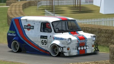 1:12 RC Clear Body Shell - Ford Martin Transit Van For Tamiya MINI 225mm WB - Image 1 of 4