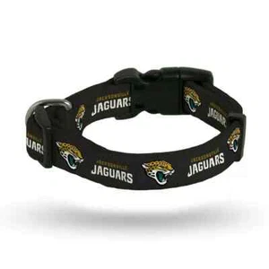 JACKSONVILLE JAGUARS PET DOG ADJUSTABLE COLLAR SMALL LARGE - Picture 1 of 1