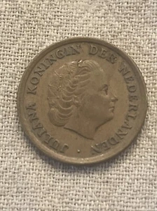 Netherlands 1965 1 Cent - Juliana KM-180 Bronze - Picture 1 of 2