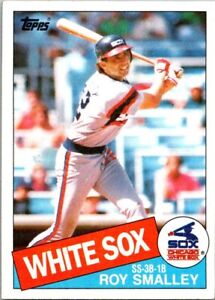 1985 Topps Roy Smalley Miscut Back 26 Chicago White Sox