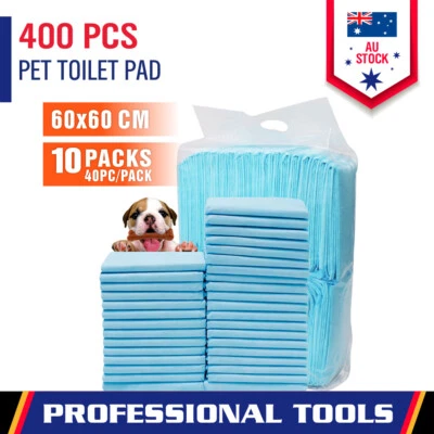 420Pc Pet Dog Cat Puppy Training Pads Toilet Potty Pee Mat Indoor 60x60cm New - image 1 of 4