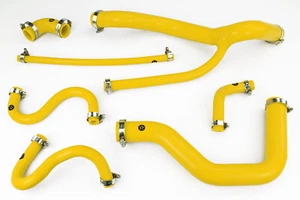 Silicone Radiator Coolant Hoses fit Land Rover Defender 200TDI 89-91 Yellow - Picture 1 of 4