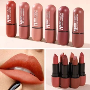 ❀ LONG LASTING VELVET MATTE LIP COLOR WATERPROOF LIPSTICK MAKEUP PIGMENT Q0P4 - Picture 1 of 15