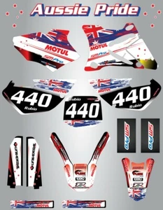 Full Custom Graphic Kit -AUSSIE PRIDE - HONDA CR 250 - 2000 / 2001 - Picture 1 of 1