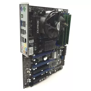 MSI X58 Pro-E Motherboard & CPU i7-920 2.67GHz 6GB RAM 3x PCIe x16 2x PCI IDE - Picture 1 of 6