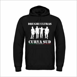 Felpa JUVE con Cappuccio ULTRAS DRUGHI tifosi JUVE CURVA SUD stadio - Imagen 1 de 1