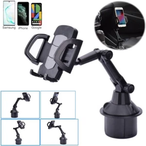 Upgraded Version Universal Adjustable Car Mount Cup Stand Holder For Cell Phone - Photo 1 sur 12