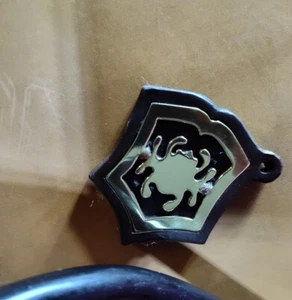 Spydernox Stag Squadron Brass Pendant/Keychain + New Leather Jacket Swiss Army - Picture 1 of 7