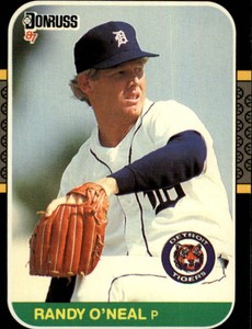 1987 Donruss Baseball Card #584 Randy O'Neal