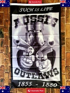 Ned Kelly Flag Such Is Life Australian Outlaws Heroes New 150x90cm Kelly Gang - Picture 1 of 11