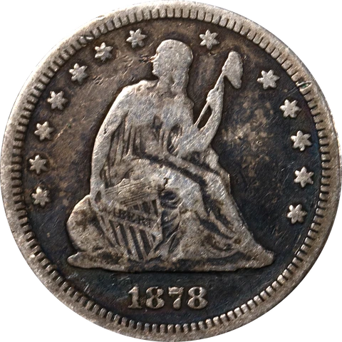 1878-P Seated Liberty Quarter Great Deals From The Executive Coin Company Cover