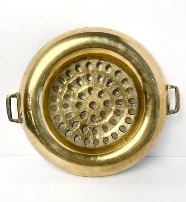 Parrilla Coreana Bulgogi Sartén Latón Barbacoa Carne Aleación de Cobre Bangjja Yugi Foto 1 de 4