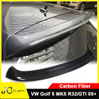 Real Carbon Fiber Rear Trunk Spoiler Boot Wing For VW Golf 5 MK5 R32/GTI 2005-07
