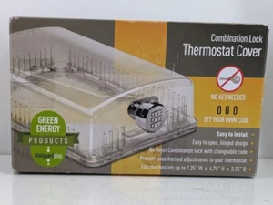 StatGuardPlus Universal Thermostat Guard Clear Changeable with Combination Lock - Picture 1 of 16