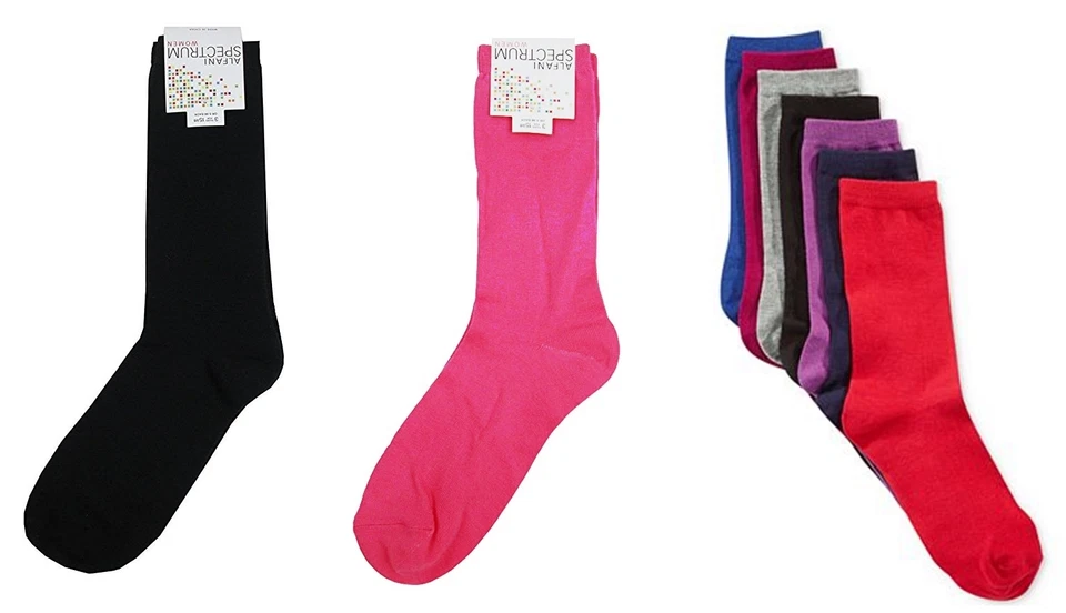 Calcetines Alfani 3 pares Calcetines Spectrum Calcetines redondos lisos 9-11 Foto 1 de 1