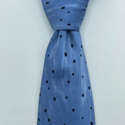 Corbata de seda azul a lunares EXPRESSIONS Jimmy Fund para hombre 3,75x65 lucha contra el cáncer Foto 1 de 4